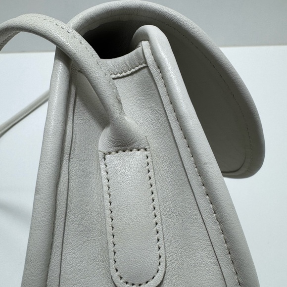 COACH VINTAGE Casey Bag in Bone White with Green Scarf - Picture 12 of 15